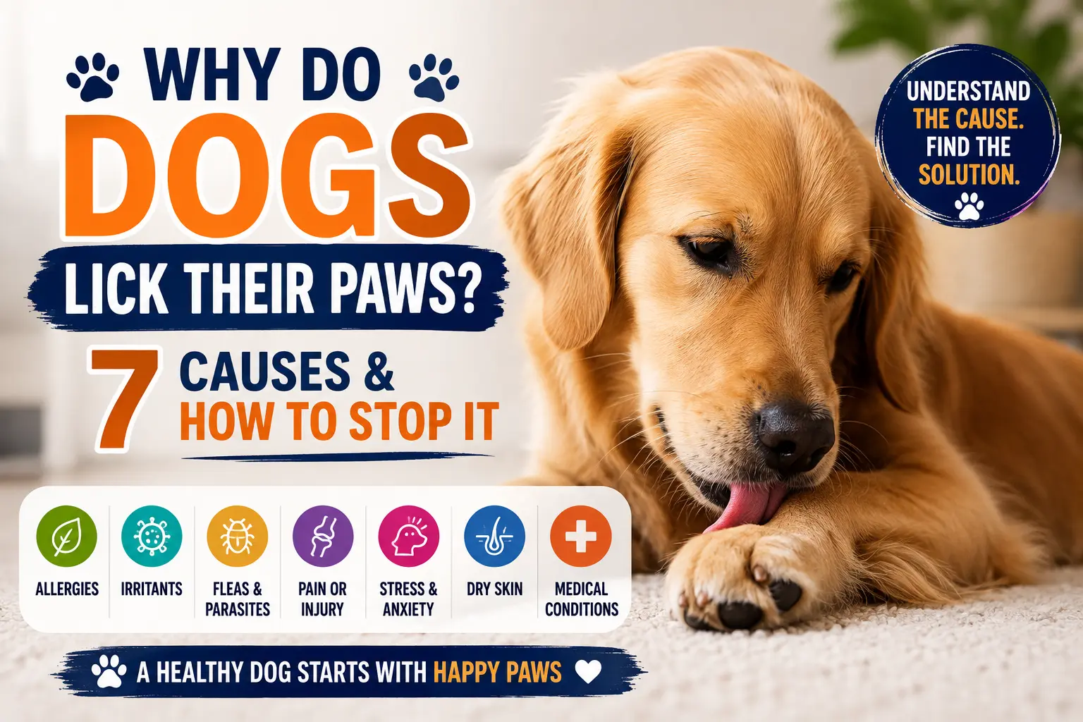 Why Do Dogs Lick Their Paws