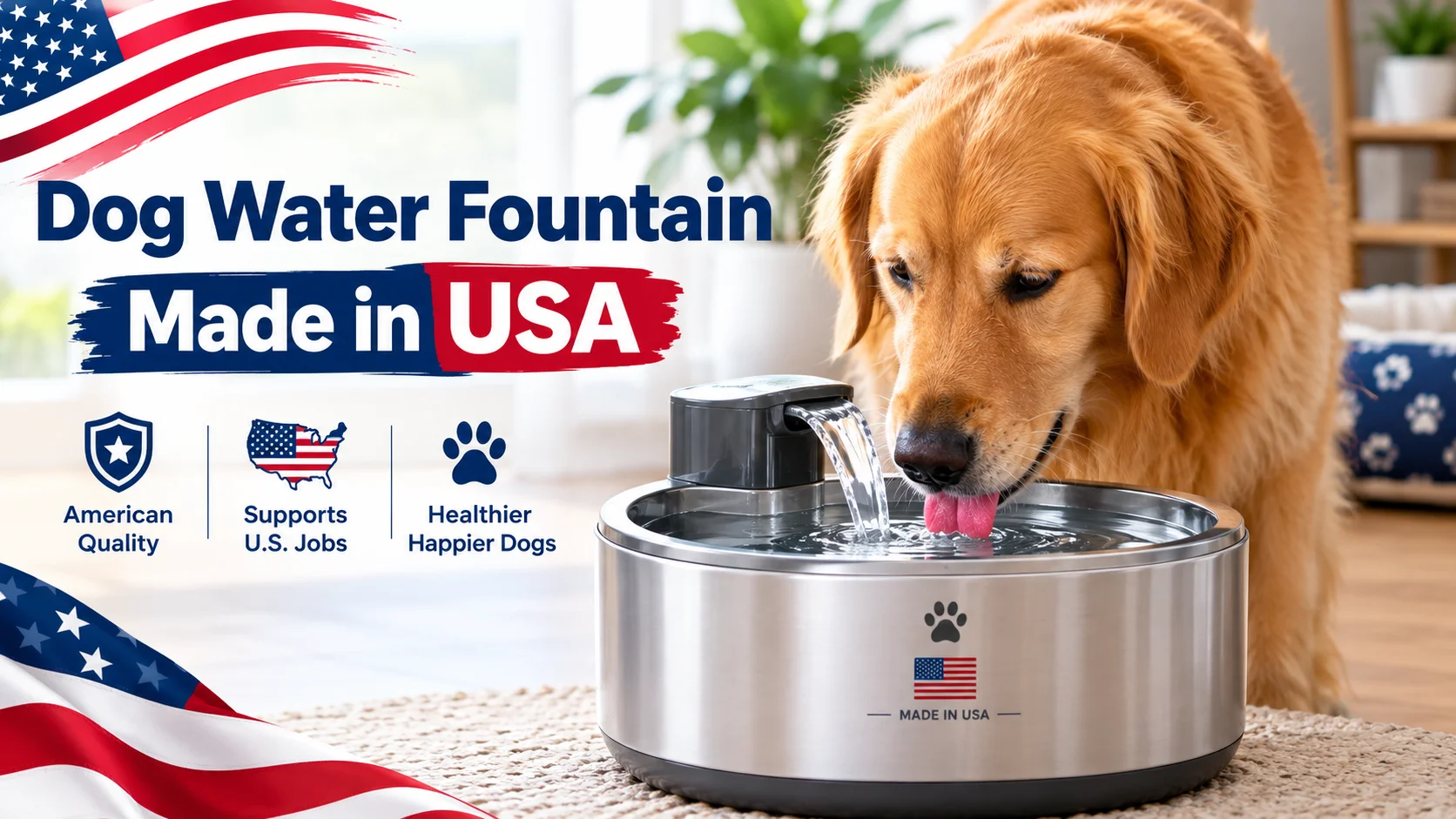 dog water fountain made in usa